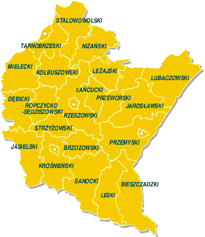 Mapa powiatw