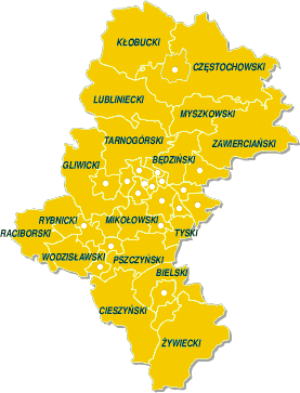 Mapa powiatw