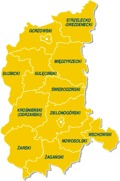 Mapa powiatw