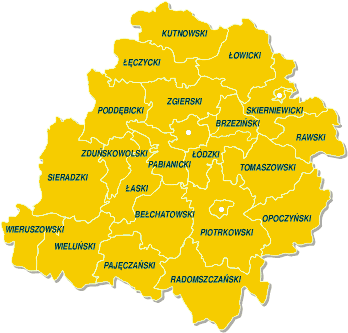 Mapa powiatw