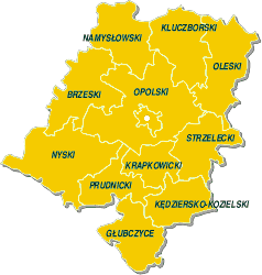 Mapa powiatw