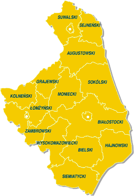 Mapa powiatw